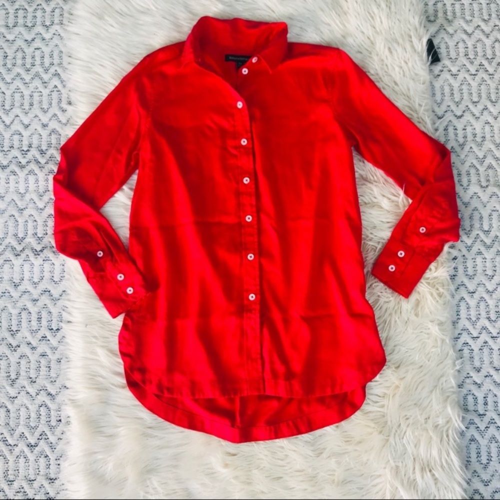Banana Republic Parker Tunic Fit Button Down